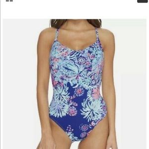 Lilly Pulitzer one piece swimsuit 10 EUC